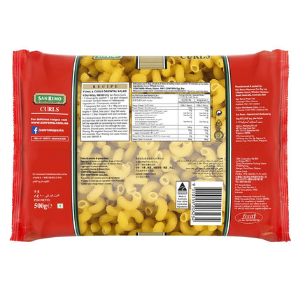 San Remo Curls Pasta No 27 500g