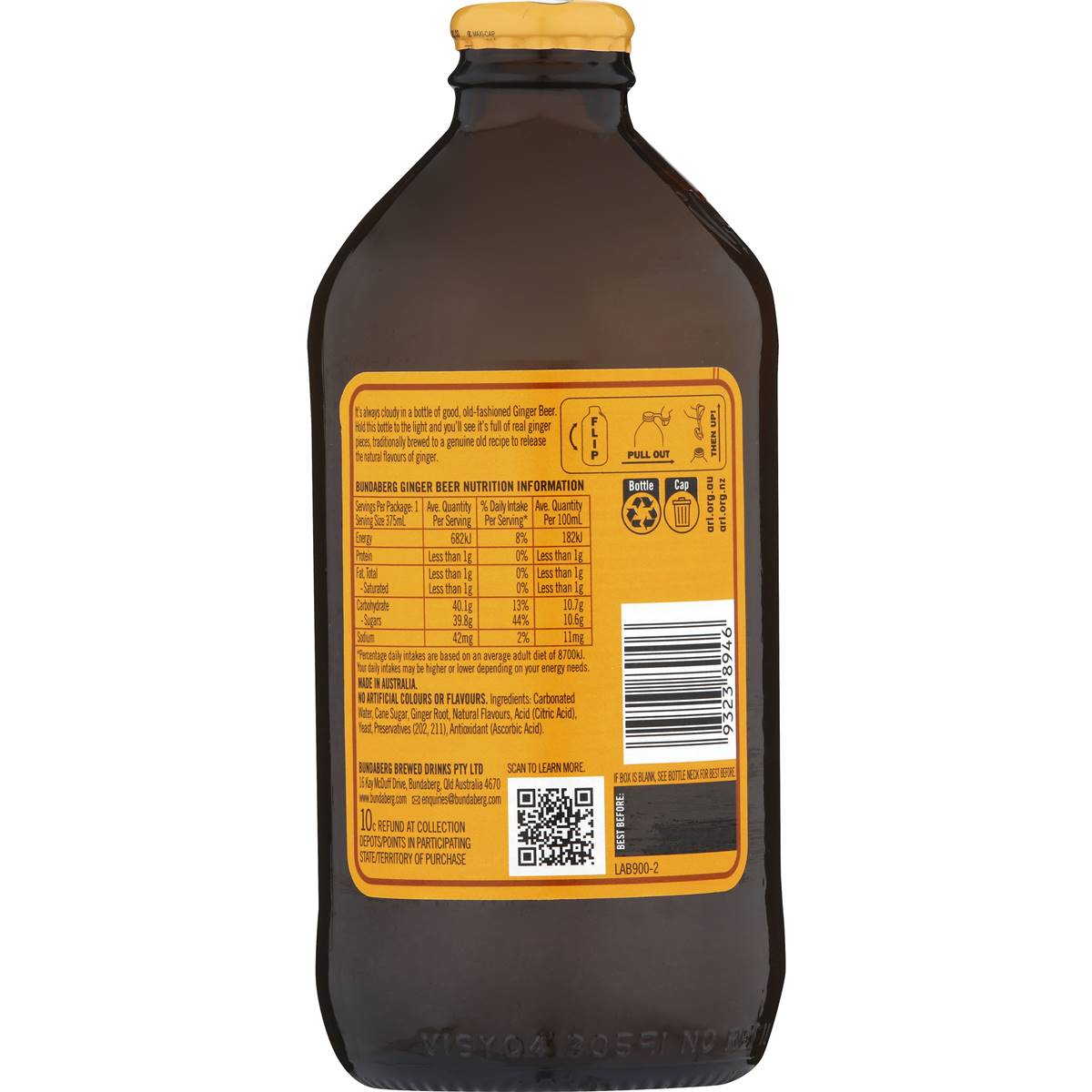 Bundaberg Ginger Beer 375ml