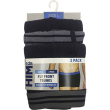 For Him Fly Front Trunks Large Assorted 3 Pack