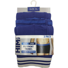 For Him Fly Front Trunks Xlarge Assorted 3 Pack