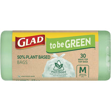 Glad To Be Green 50% Plant Based Kitchen Tidy Bags Medium 30 Pack