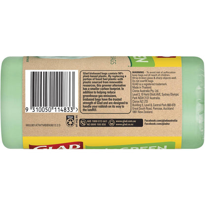 Glad To Be Green 50% Plant Based Kitchen Tidy Bags Medium 30 Pack