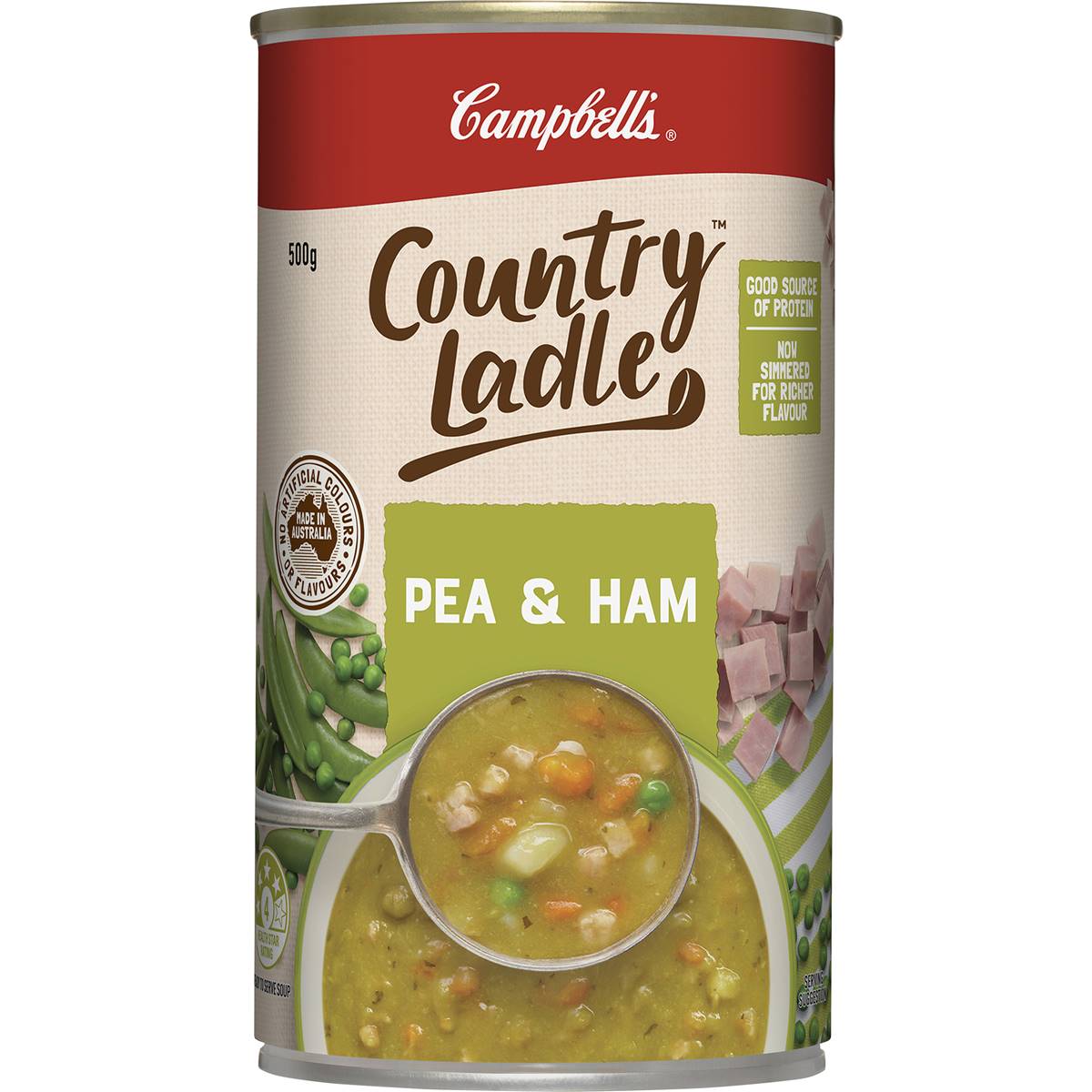 Campbell's Country Ladle Soup Pea & Ham 500g