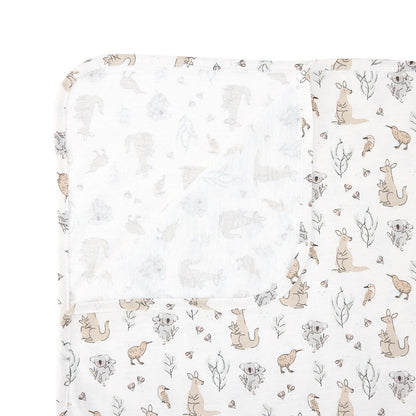 Cotton Jersey Blanket - Australiana