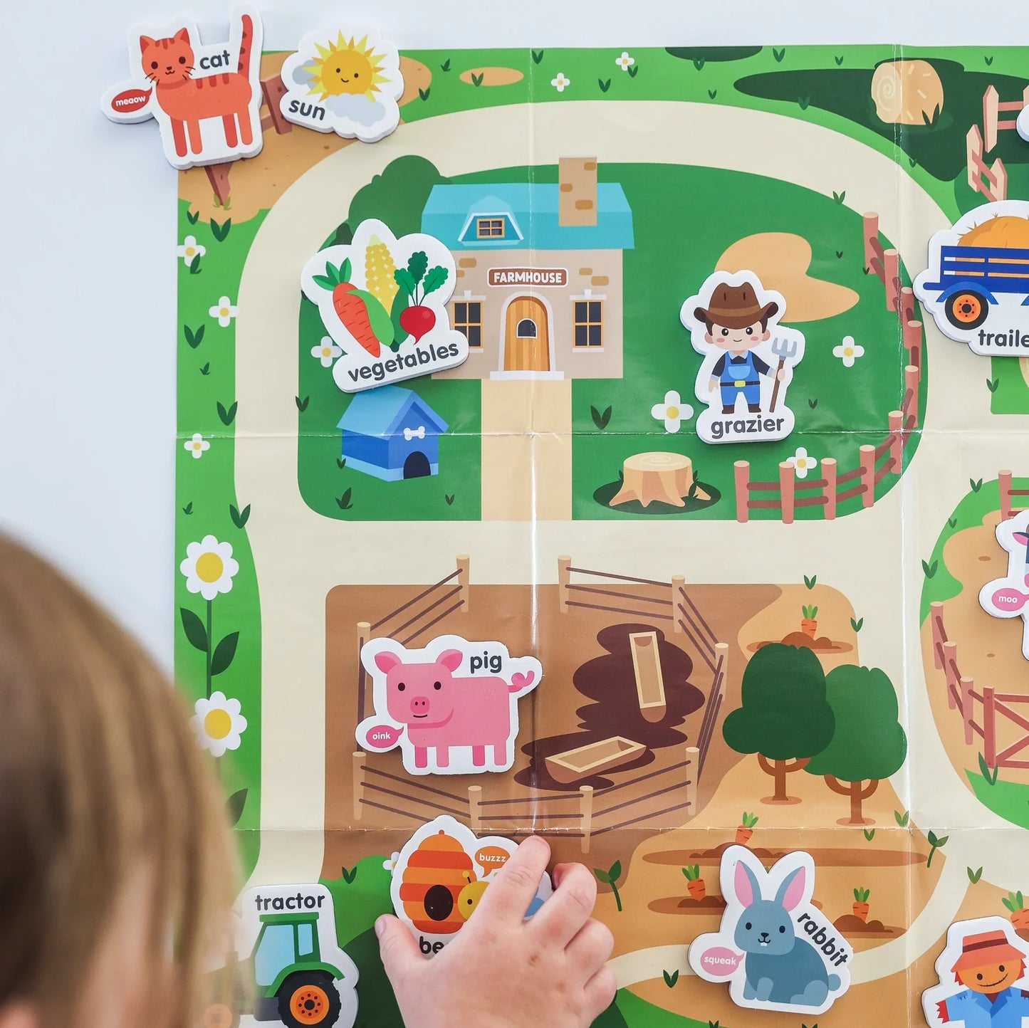 Curious Columbus Magnetic Farmyard Baby Toys Baby Gifts Idea 0m+