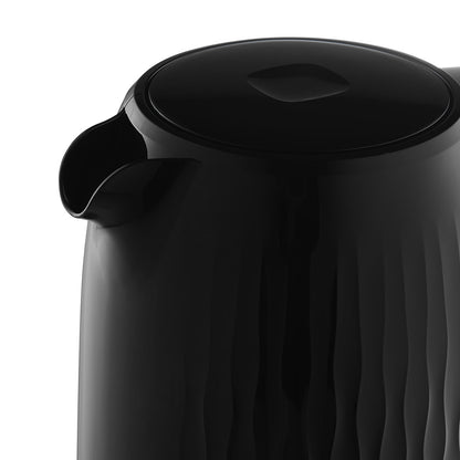 1.7L Kettle - Black and Silver Look
