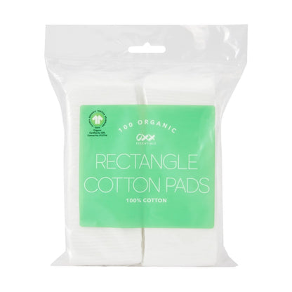 OXX Essentials 100 Pack Rectangle Organic Cotton Pads