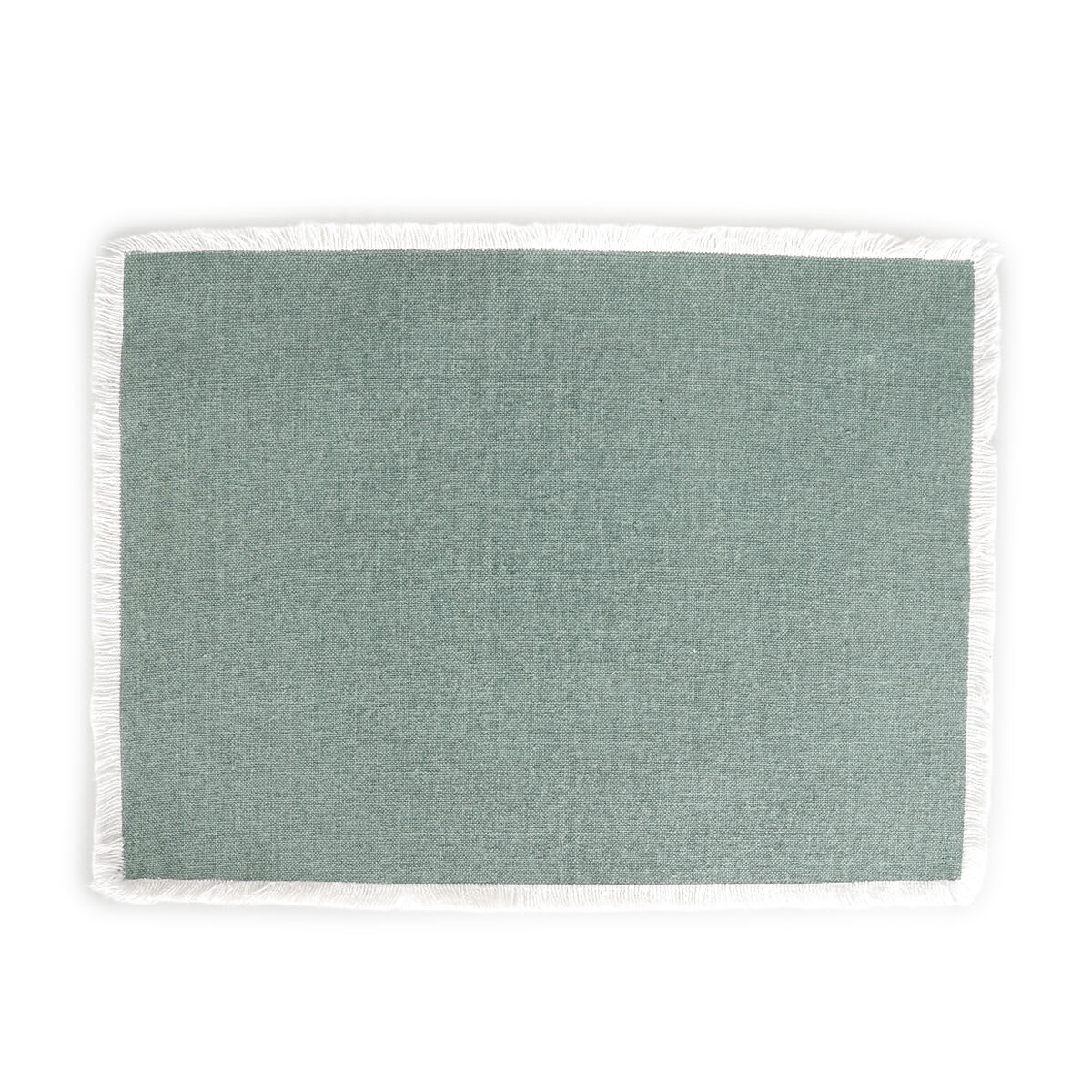 Sage Fringe Placemat