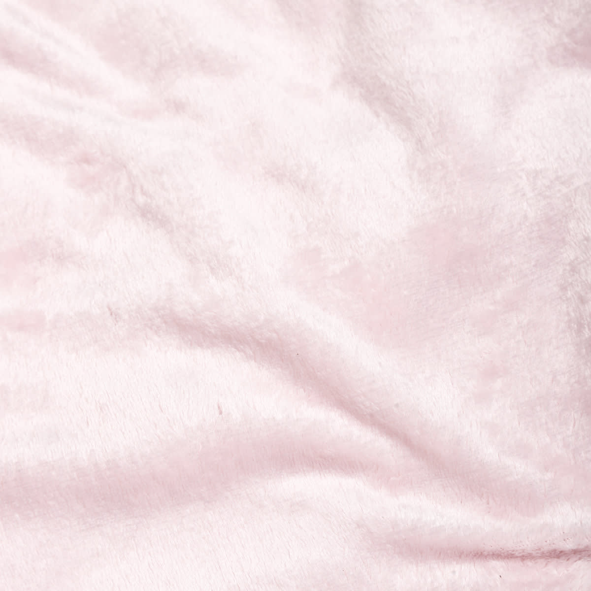 Coral Fleece Throw - Blush Pink