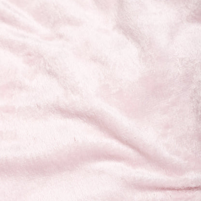 Coral Fleece Throw - Blush Pink