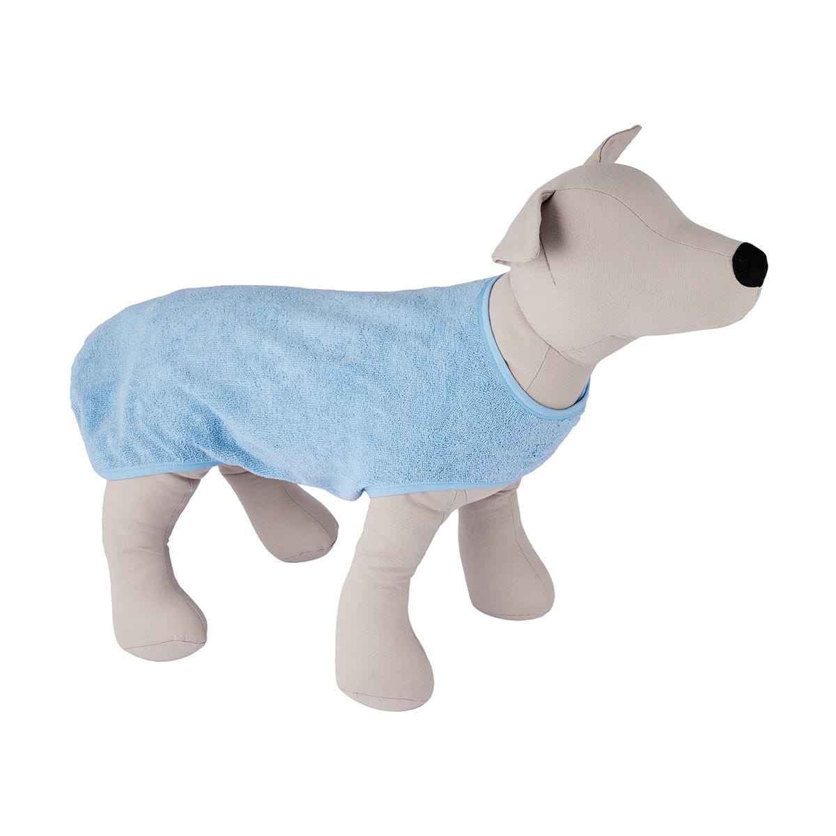 Pet Bathrobe - Medium, Blue