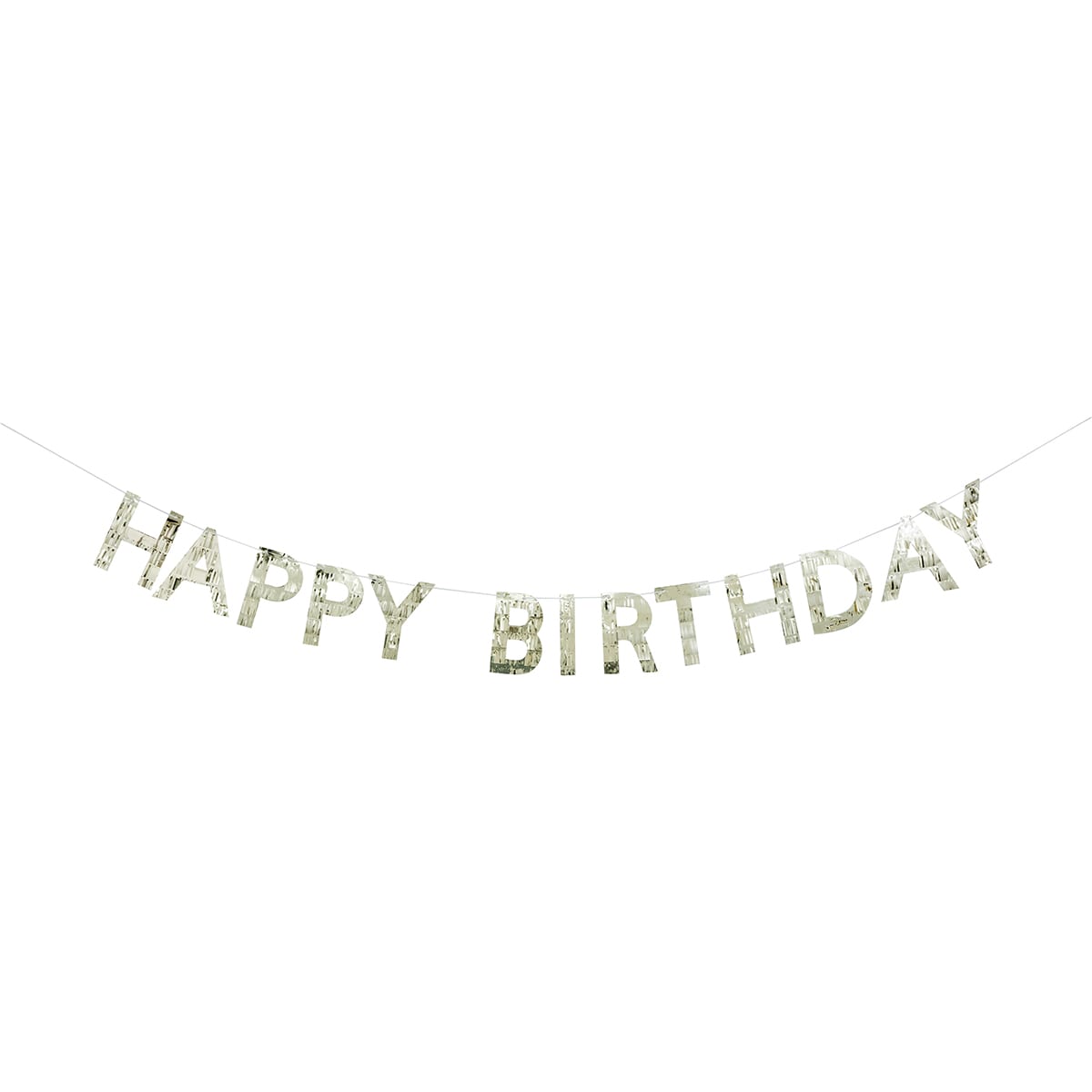 Happy Birthday Foil Bunting
