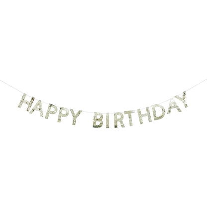Happy Birthday Foil Bunting