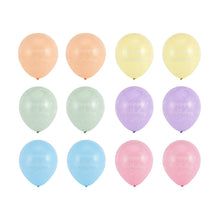 12 Piece Happy Birthday Balloons