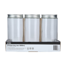 3 Preserving Jars - 1000ml