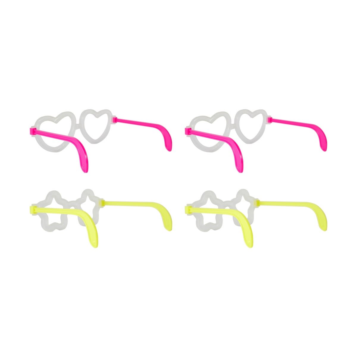 2 Pack Shaped Glasses - Assorted