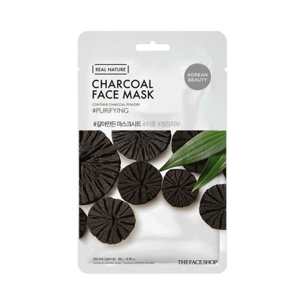 REAL NATURE CHARCOAL FACE MASK 20G