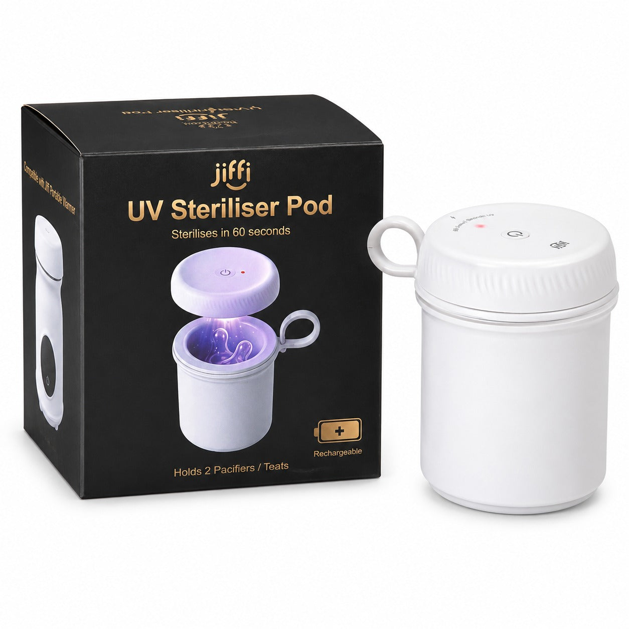 Jiffi Sterilising Pod - White (AVAILABLE)