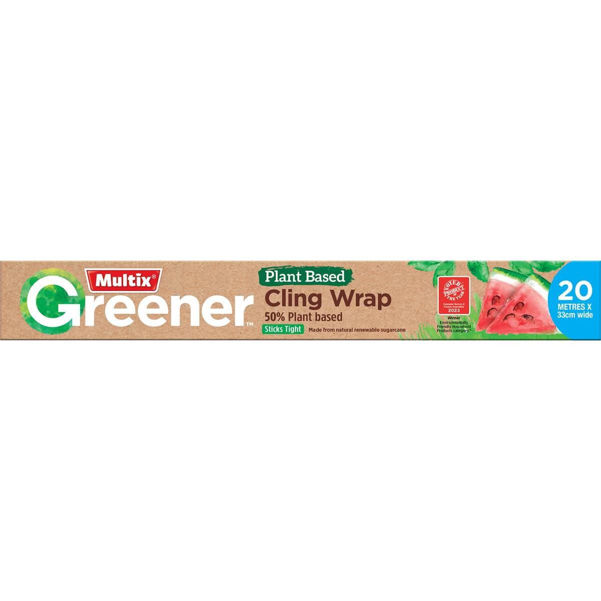 Multix Greener Plant Based Cling Wrap 20m