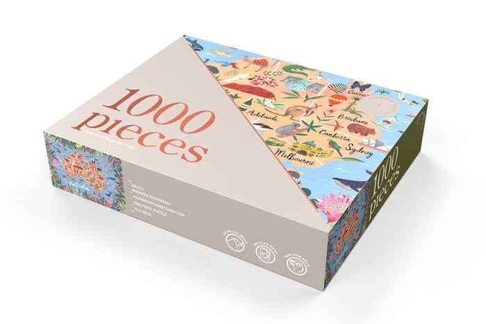1000 Piece Jigsaw Puzzle Australia Edition by Journey of Something 12yrs+