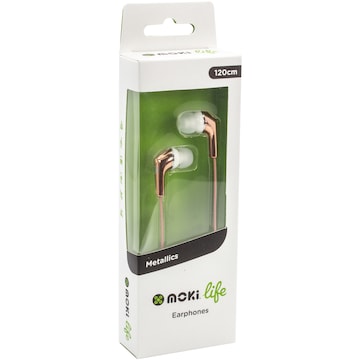 Moki Life Metallics Earphones Assorted each
