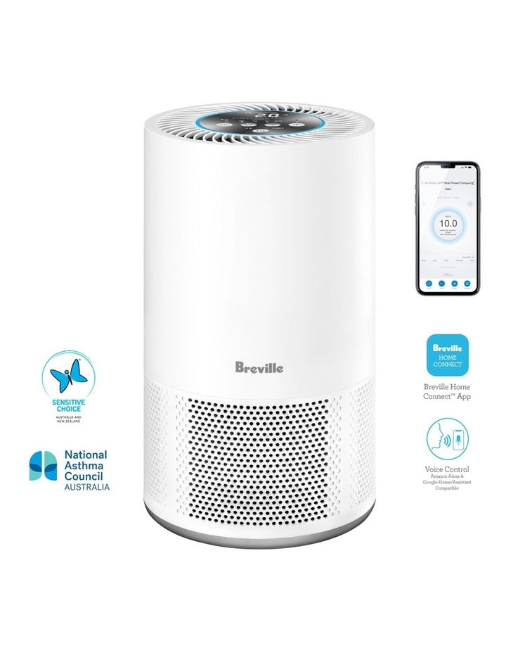 The Smart Air Viral Protect Compact Purifier in White LAP208WHT2IAN1