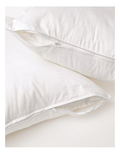 Cotton Pillow Protector 2 Pack in White