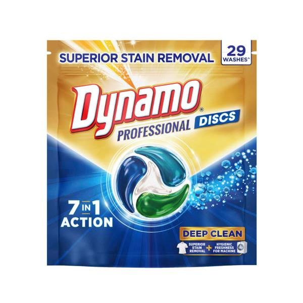 DYNAMO PROFESSIONAL 7 IN 1 LAUNDRY DISCS 29 PK