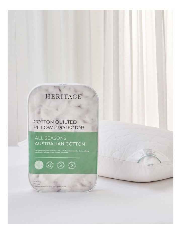 Australian Cotton Quilted Pillow Protector