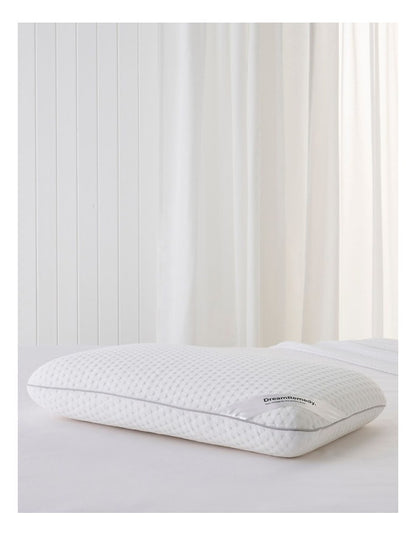 Memory Foam Cooling Gel Pillow in White