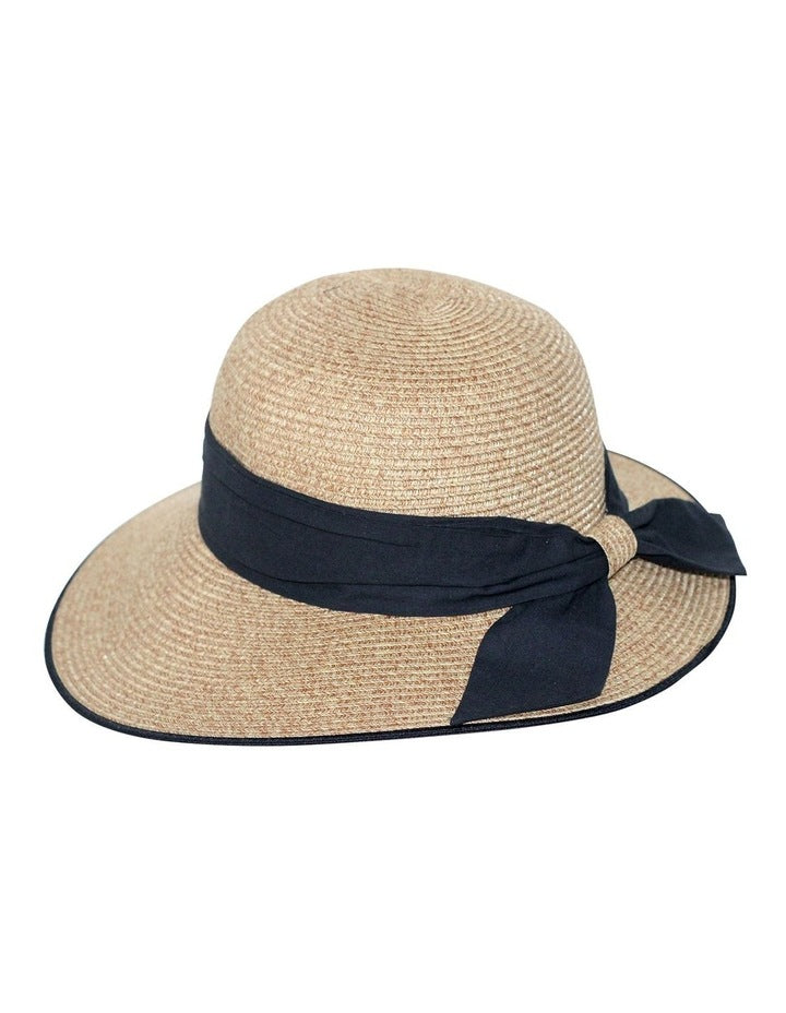 Debby Sun Cloche Hat in Camel