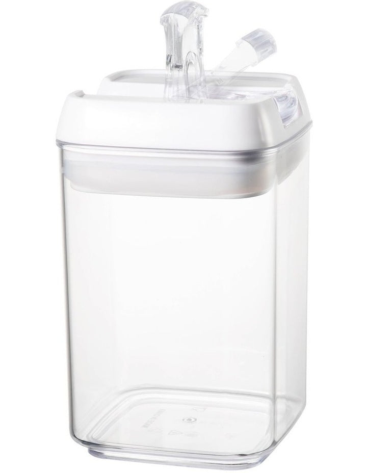 Airtight Food Canister 500ml Set of 2 in White