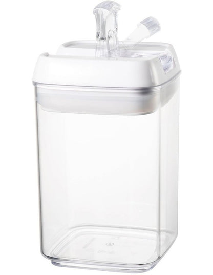 Airtight Food Canister 500ml Set of 2 in White