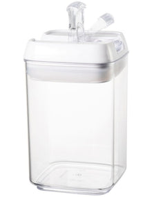 Airtight Food Canister 800ml Set of 2 in White