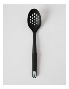 Nylon Slotted Spoon 35cm in Black
