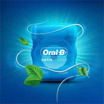 Oral-B Satin Tape Clean Dental Floss Mint 25m each