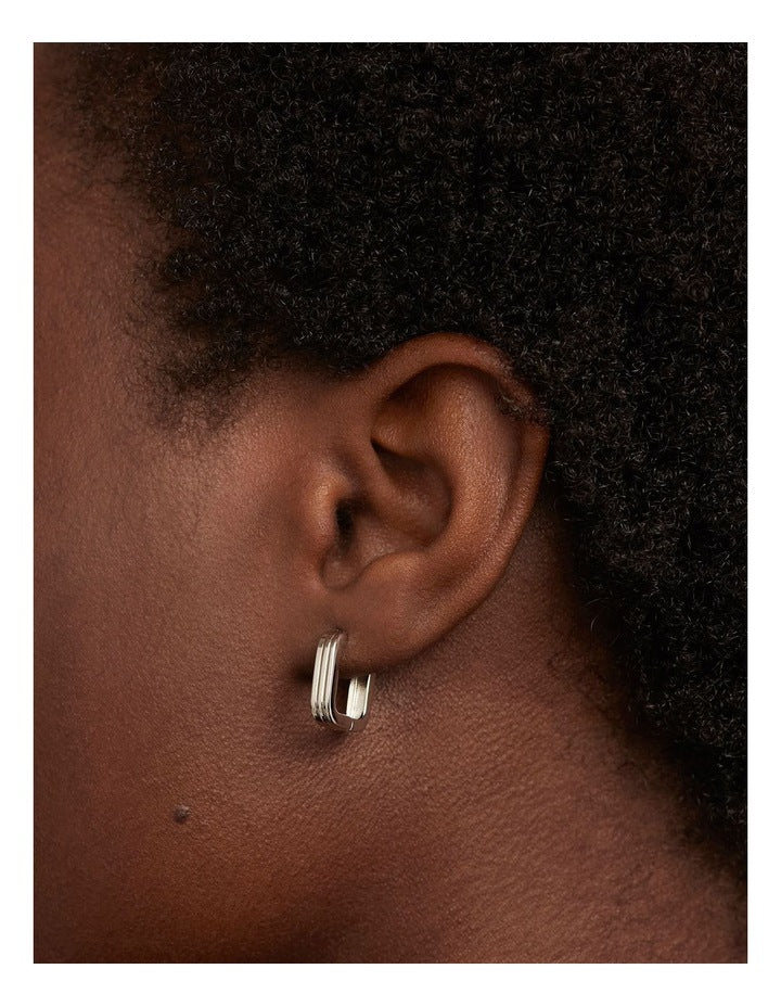 Nova Earrings in Silver