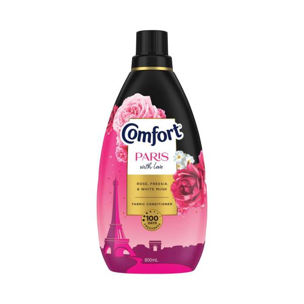 COMFORT FABRIC SOFTNER LIQUID CONDITIONER PARIS WITH LOVE 800ML