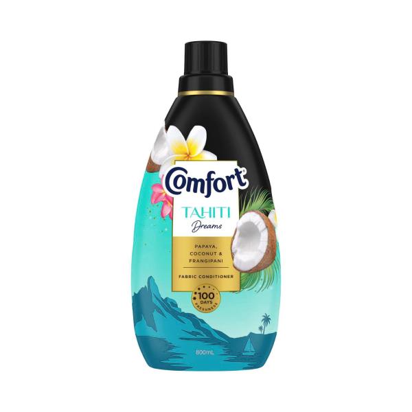 COMFORT FABRIC SOFTNER LIQUID CONDITIONER TAHITI DREAMS 800ML