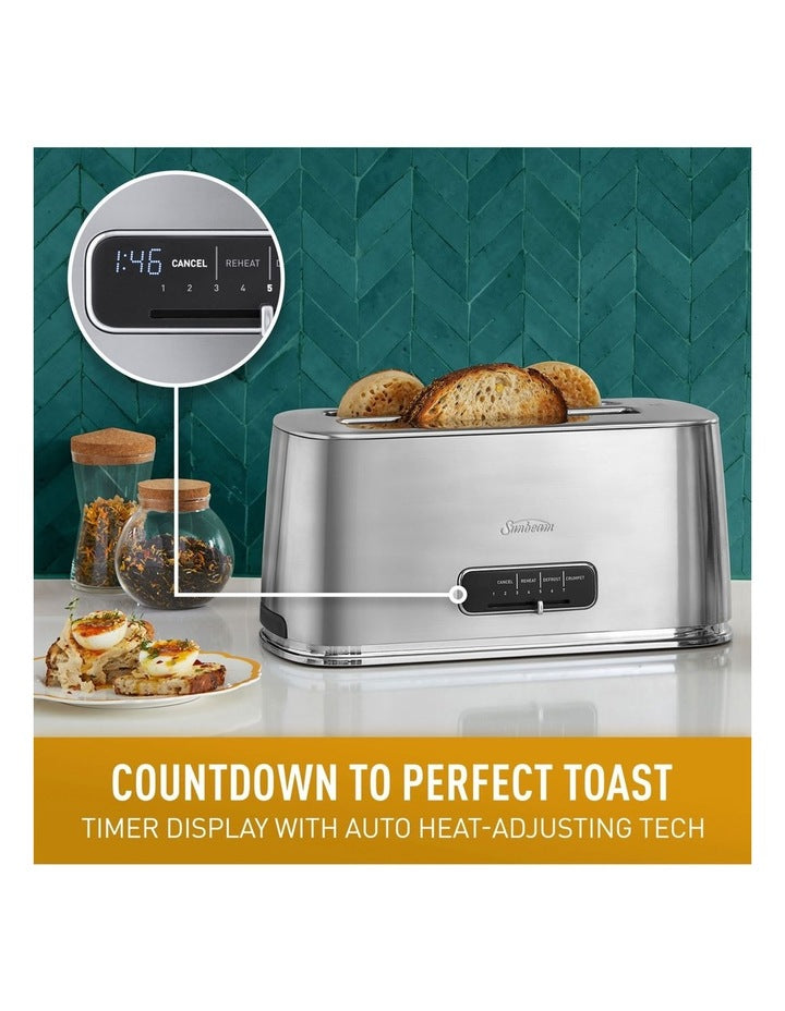 Arise Collection Inline 4 Slice Toaster  TAM5003SS in Silver
