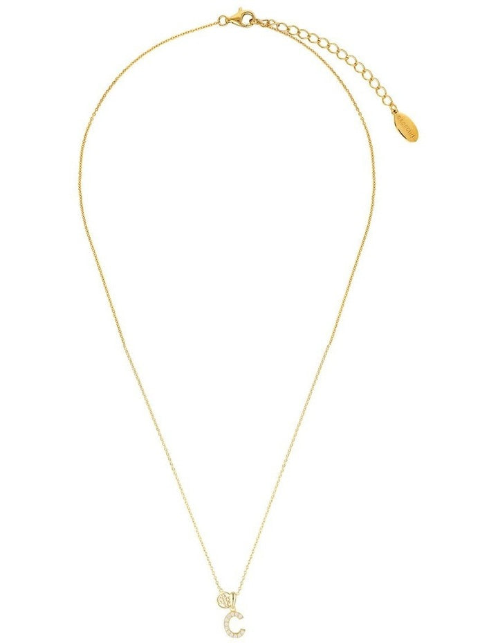 Georgini Luxury Letters 'C' Initial Pendant in Gold