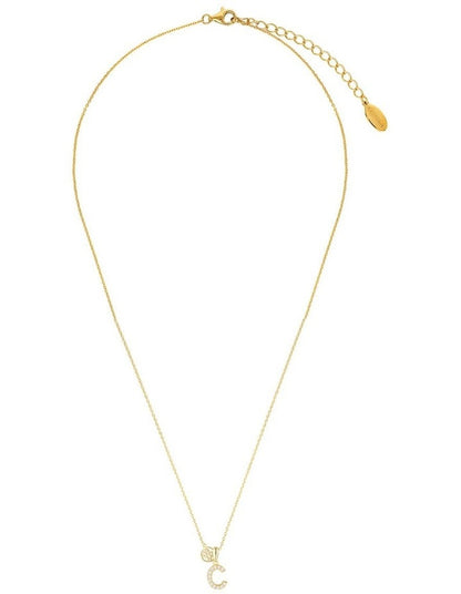 Georgini Luxury Letters 'C' Initial Pendant in Gold