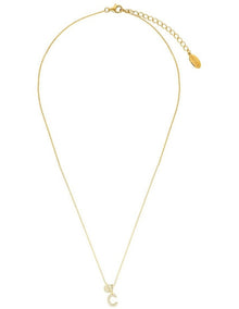 Georgini Luxury Letters 'C' Initial Pendant in Gold