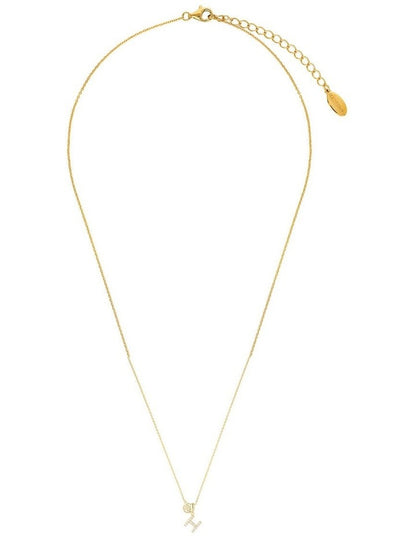 Georgini Luxury Letters 'H' Initial Pendant in Gold