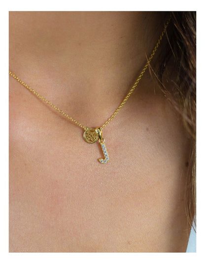 Georgini Luxury Letters Initial 'J' Pendant in Gold