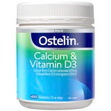 Ostelin Calcium And Vitamin D3 400 Tablets