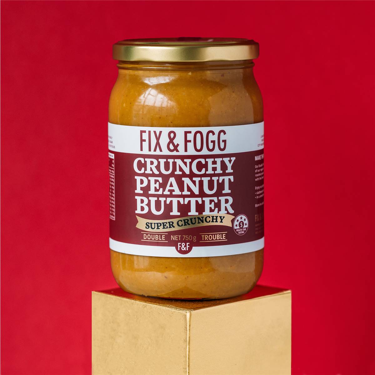 Fix & Fogg Peanut Butter Super Crunchy 750g