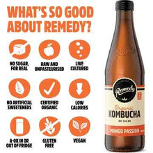 Remedy Kombucha Mango Passion 330mL