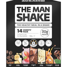 The Man Shake Variety Meal Replacement Powder 56g x 14 pack