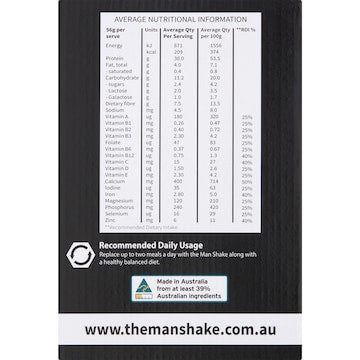 The Man Shake Variety Meal Replacement 56g x 14 pack